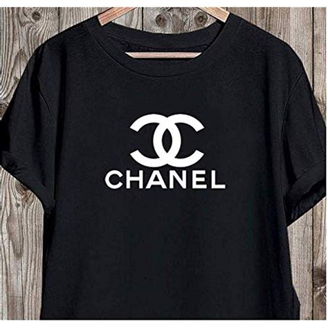 where to buy chanel logo t shirt|chanel logo tank top.